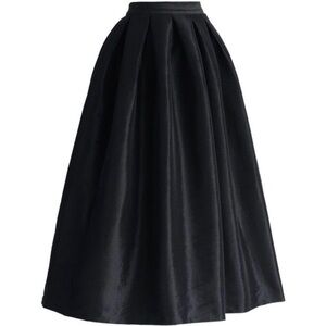 Chicwish  black midi BNWOT Large midi skirt​